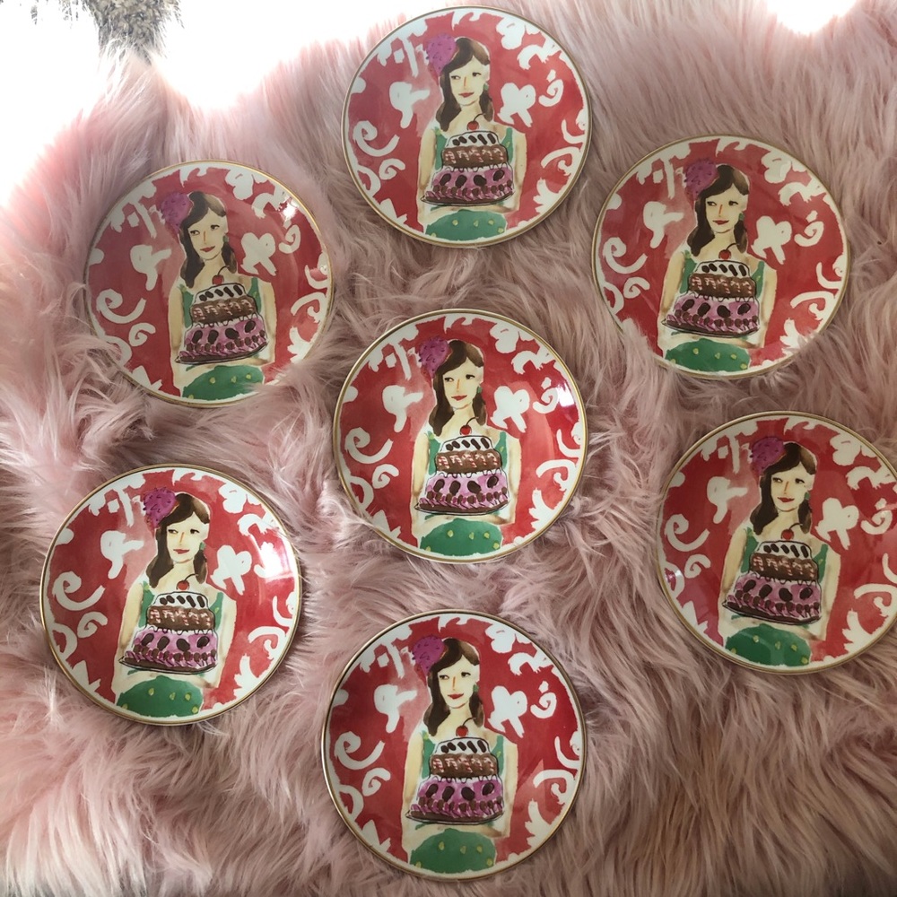 Sold. Just Desserts Kate Spade plates